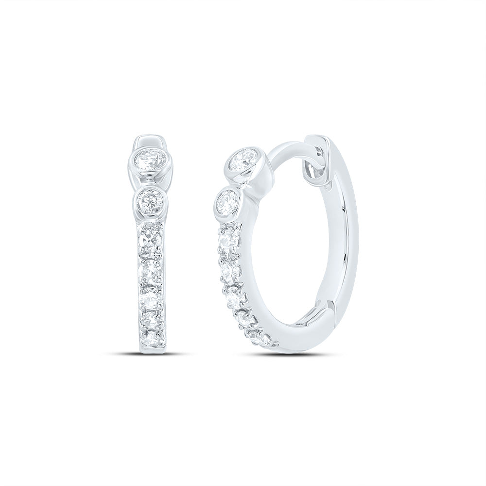 1/10Ctw-Dia Nk Gift Hoop Earring