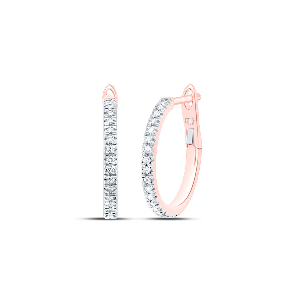 1/10Ctw-Dia Nk Fashion Hoop Earring