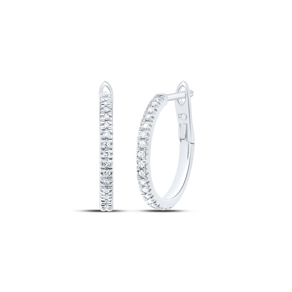1/10Ctw-Dia Nk Fashion Hoop Earring