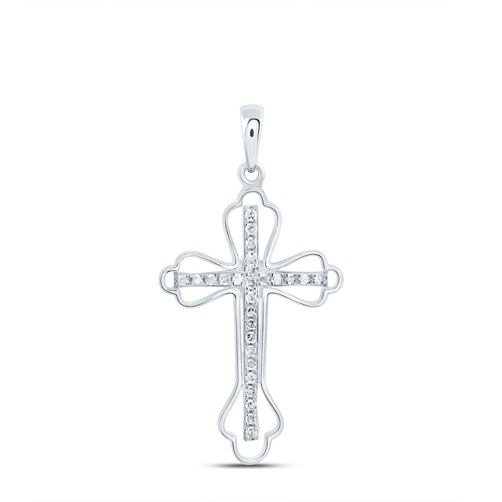 1/5Ctw-Dia P1 Gift Cross Pendant (1.50 grams)