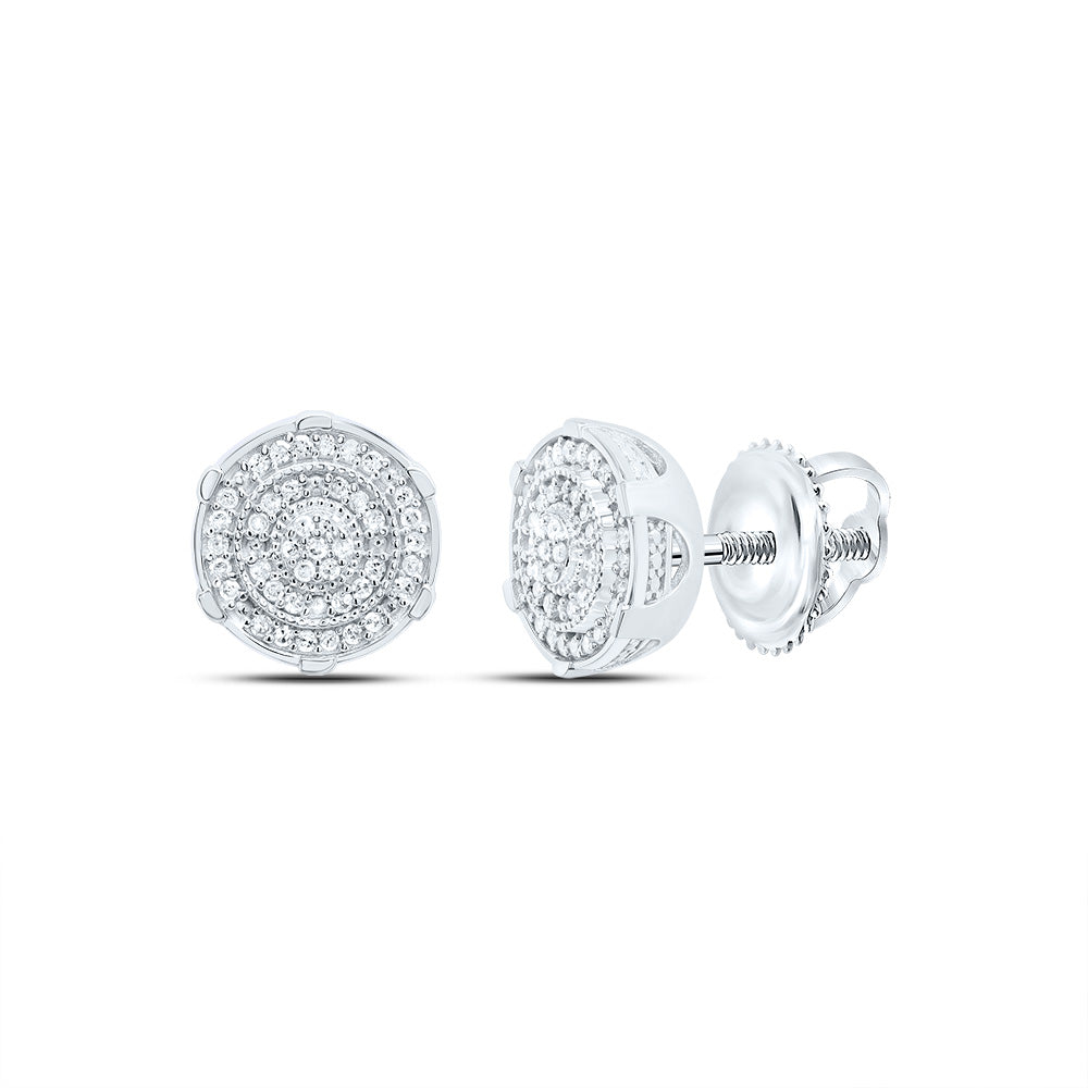 1/4Ctw Diamond Round Men'S Stud Earring