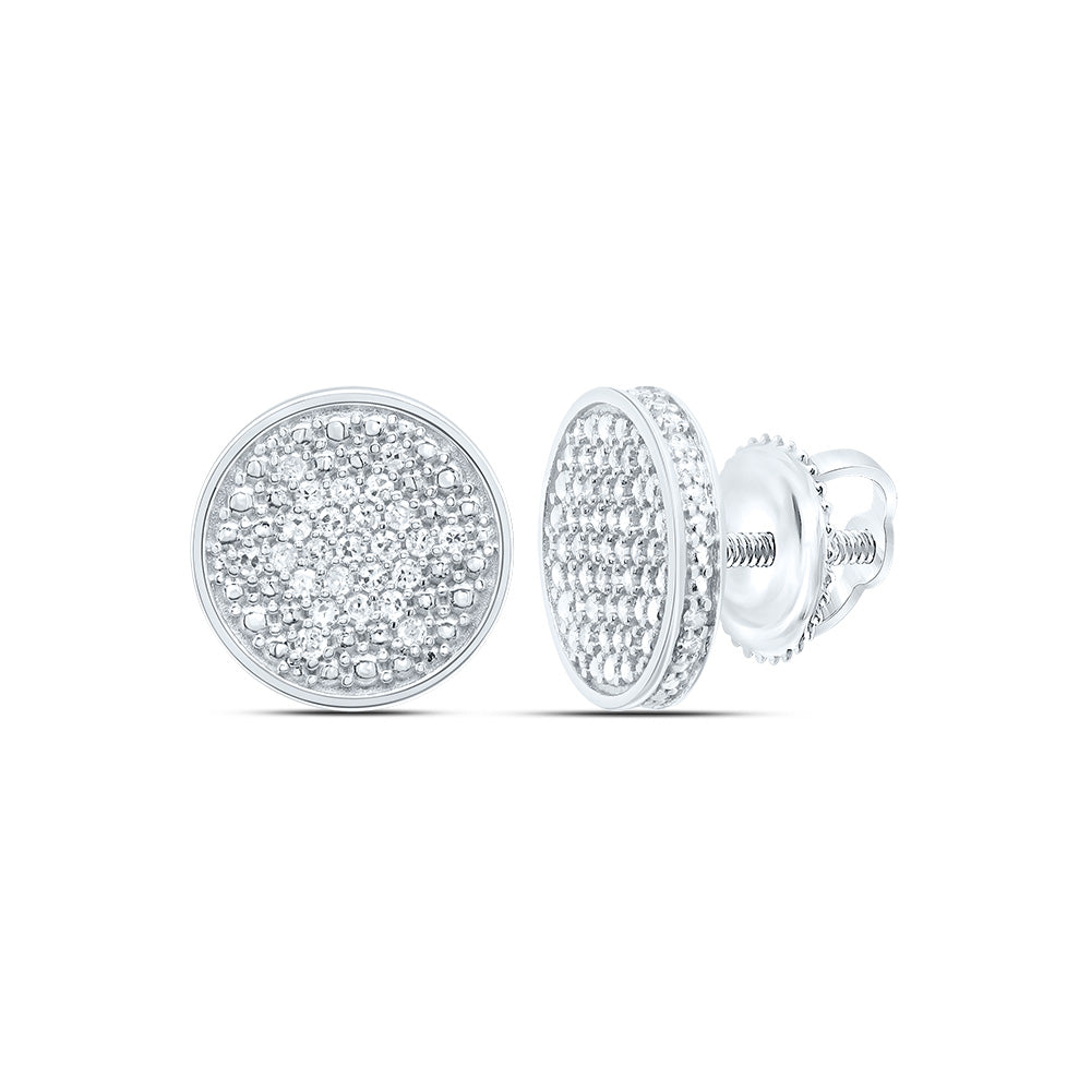 1/4Ctw Dia P1 Round Men'S Stud Earring