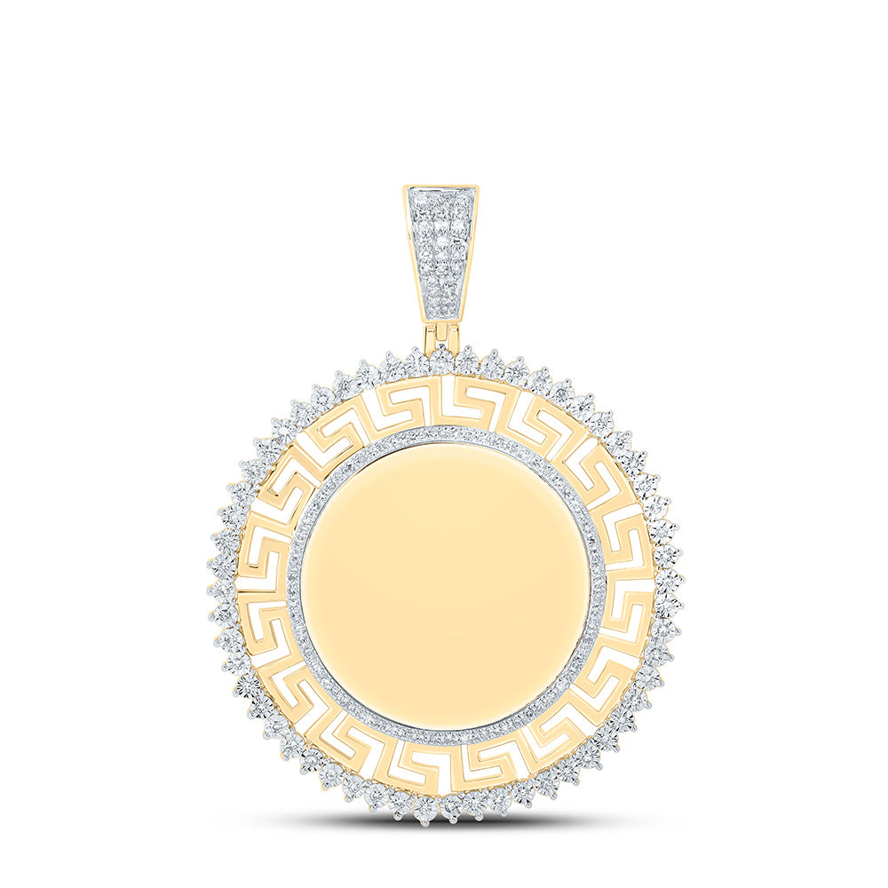 1/2Ctw-Dia Nk Memory Round Mens Charm (7.924 grams)