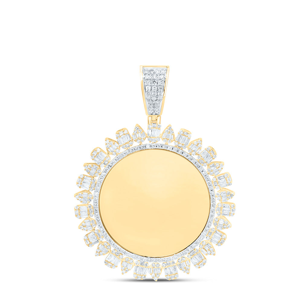 1 1/3Ctw-Dia Nk Memory Round Mens Charm (5.027 grams)