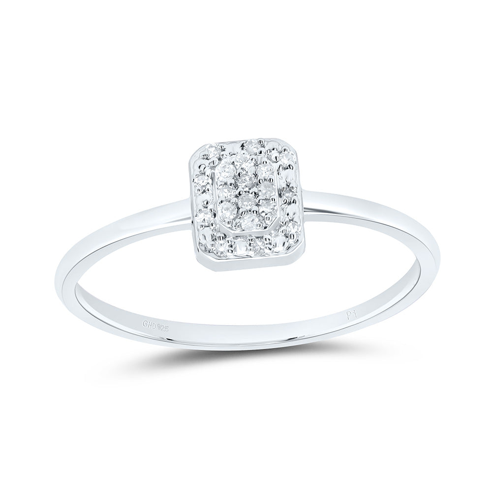 1/12Ctw-Dia P1 Gift Emerald Ring (0.95 grams)