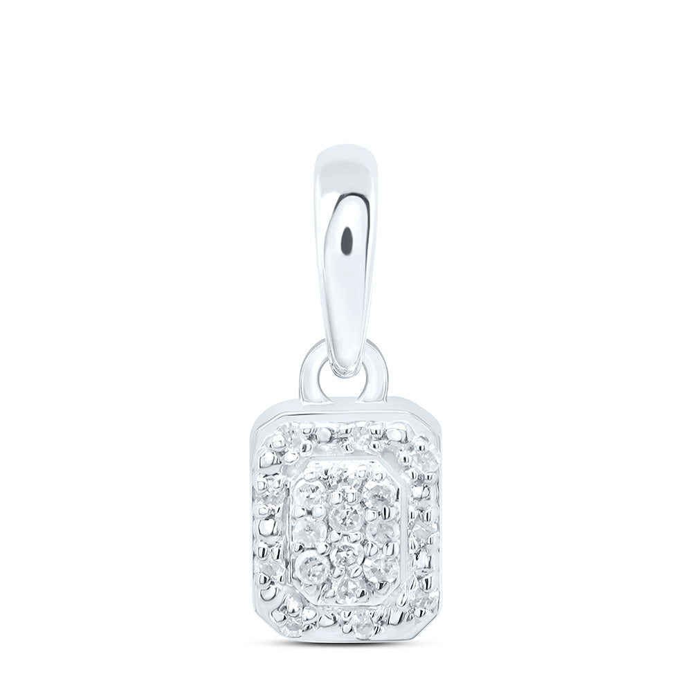 1/12Ctw-Dia P1 Gift Emerald Pendant (0.4686 grams)