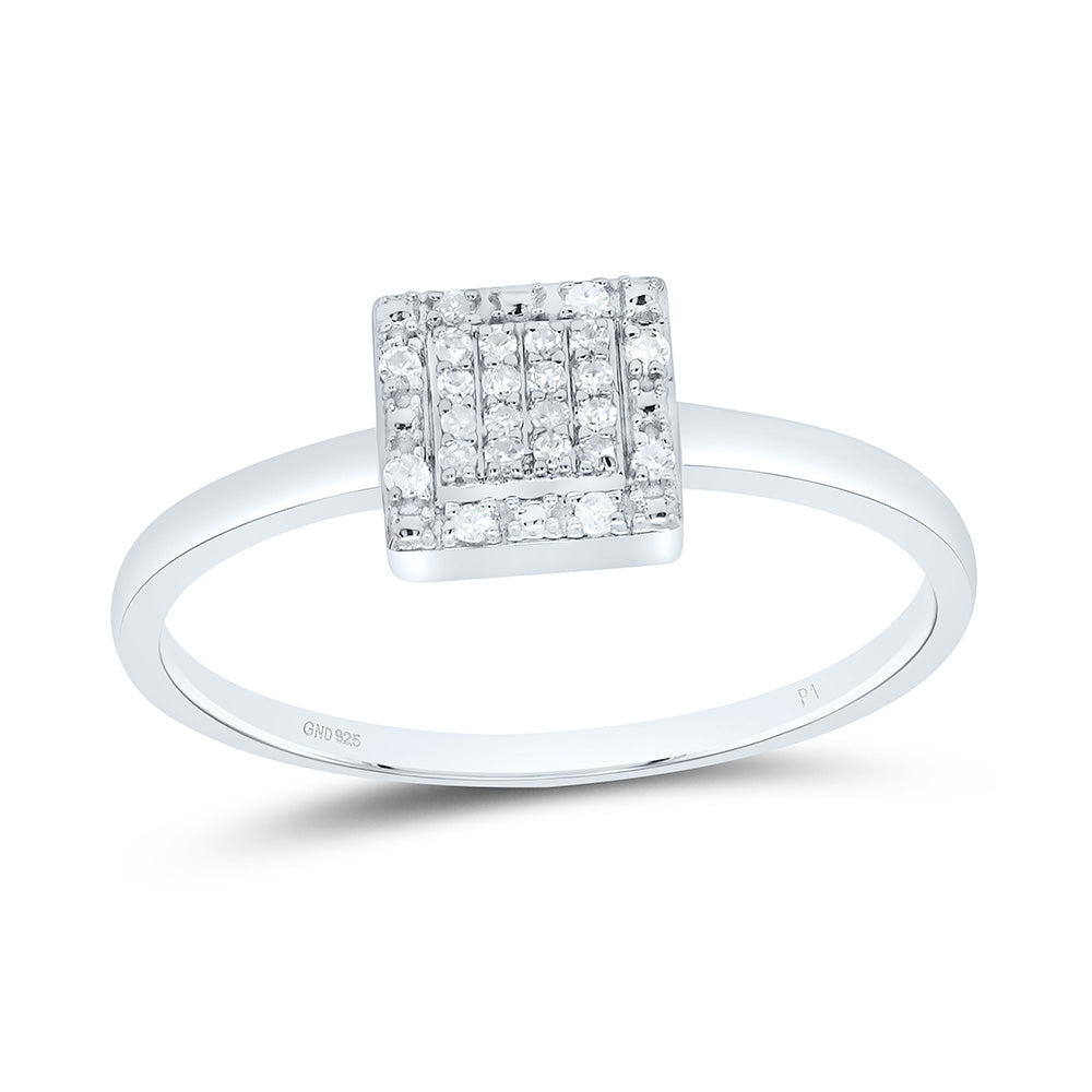 1/12Ctw-Diamond Gift Square Ring (1.31 grams)