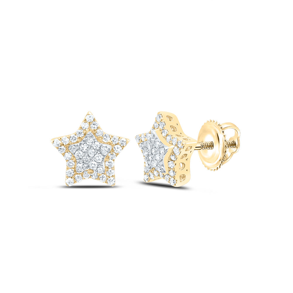 1/3Ctw-Dia Nk Fashion Star Stud Earring