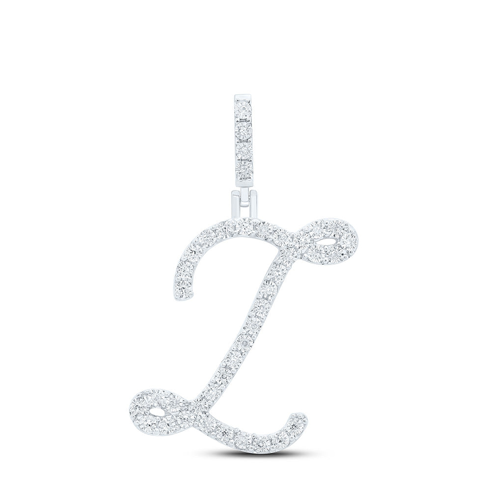 1/6Ctw-Dia P1 Gift Initial "Z" Pendant (1.887 grams)