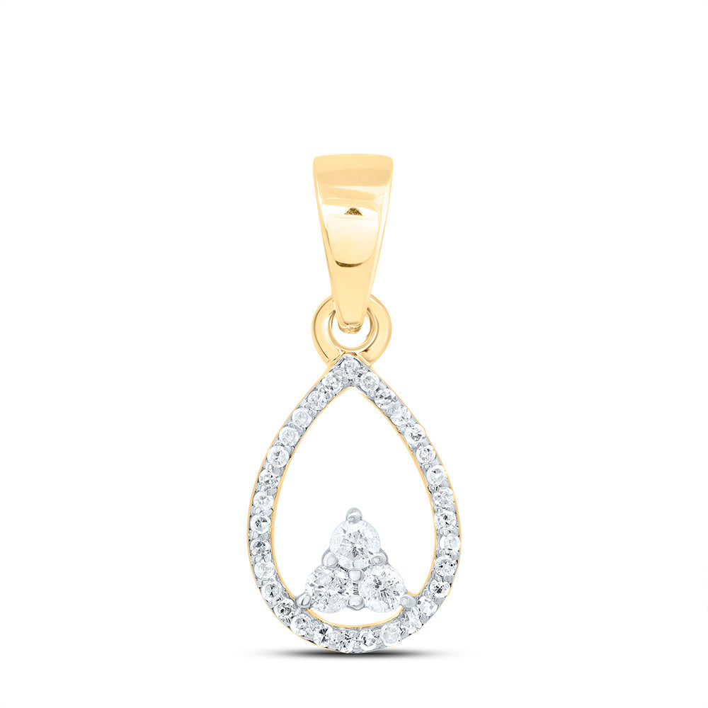 1/6Ctw Dia P1 Gift Pear Pendant (0.899333 grams)