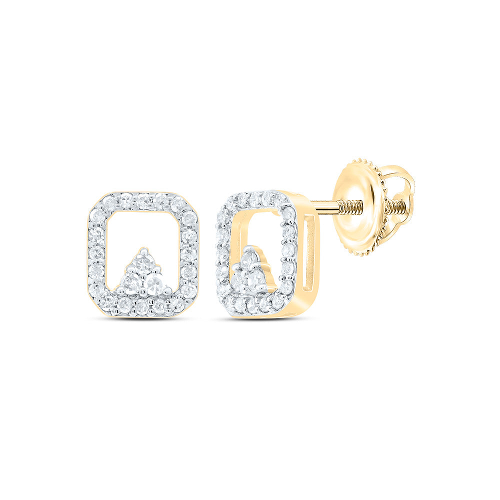 1/6Ctw Diamond Gift Octagon Stud Earring