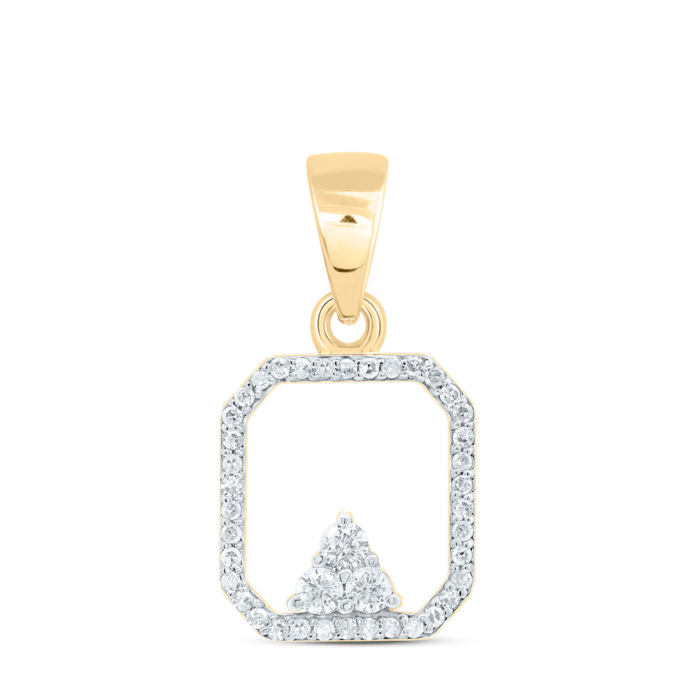 1/5Ctw Dia P1 Gift Octagon Pendant (1.008667 grams)