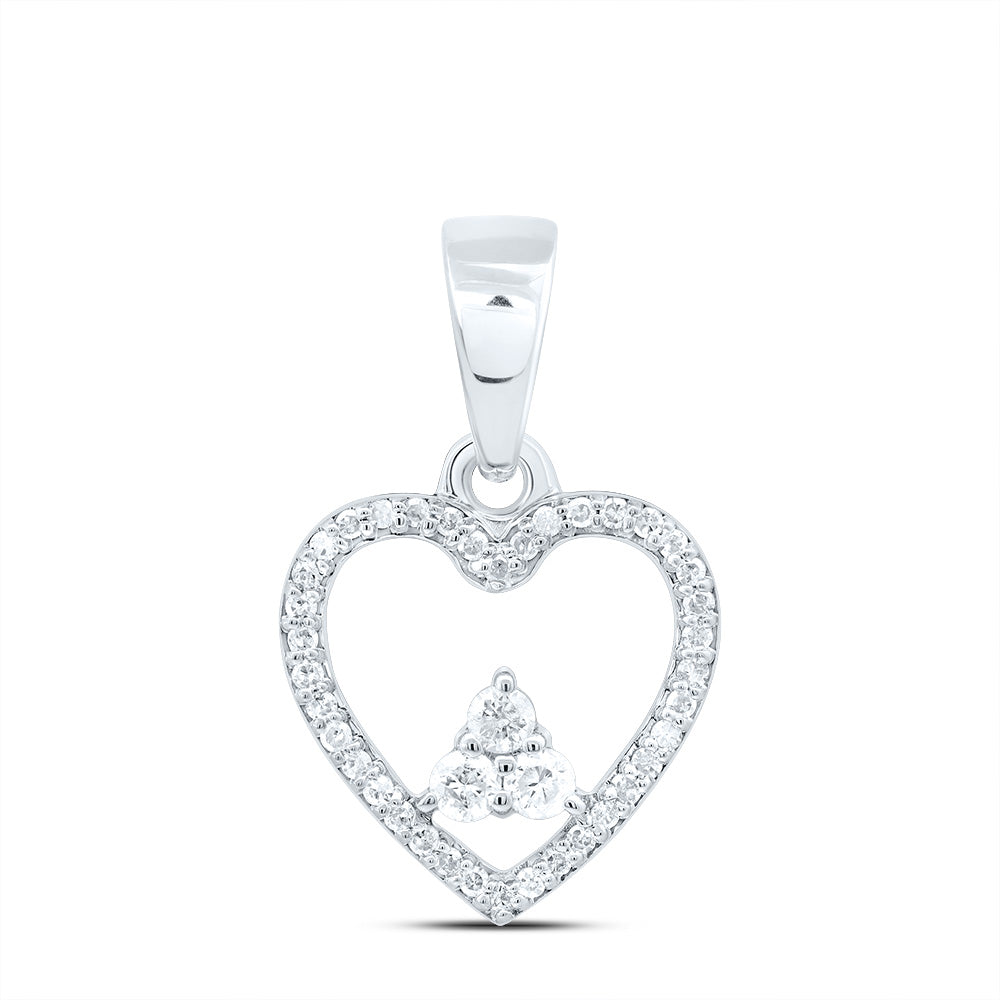1/5Ctw Nat Dia P1 Gift Heart Pendant (1.0548 grams)