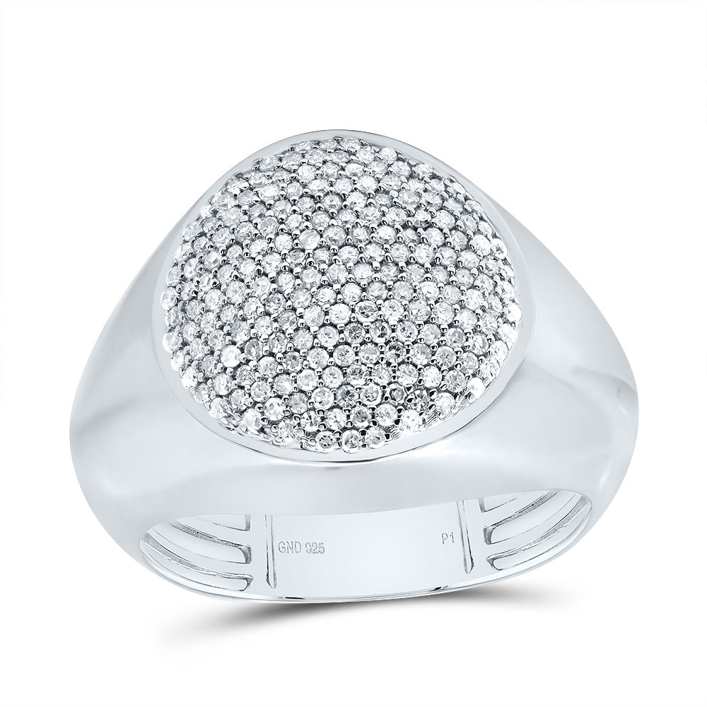 5/8Ctw-Dia P1 Oval Men's Ring (6.16 grams)