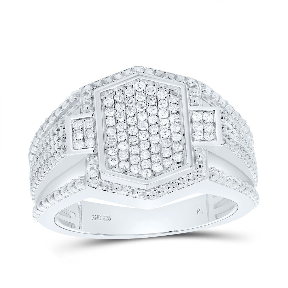 3/8Ctw-Dia P1 Men's Ring (7.14 grams)