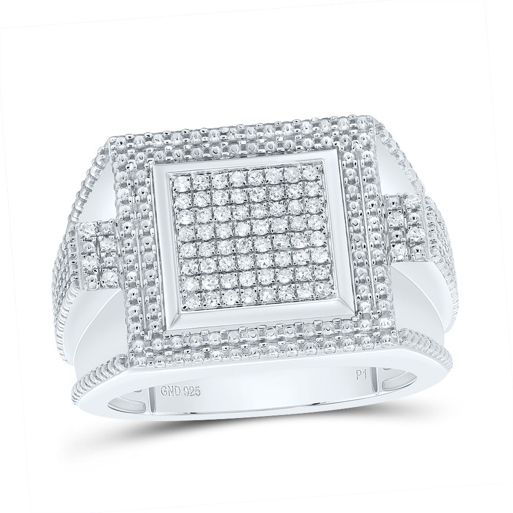 3/8Ctw-Dia P1 Men's Ring (8.93 grams)