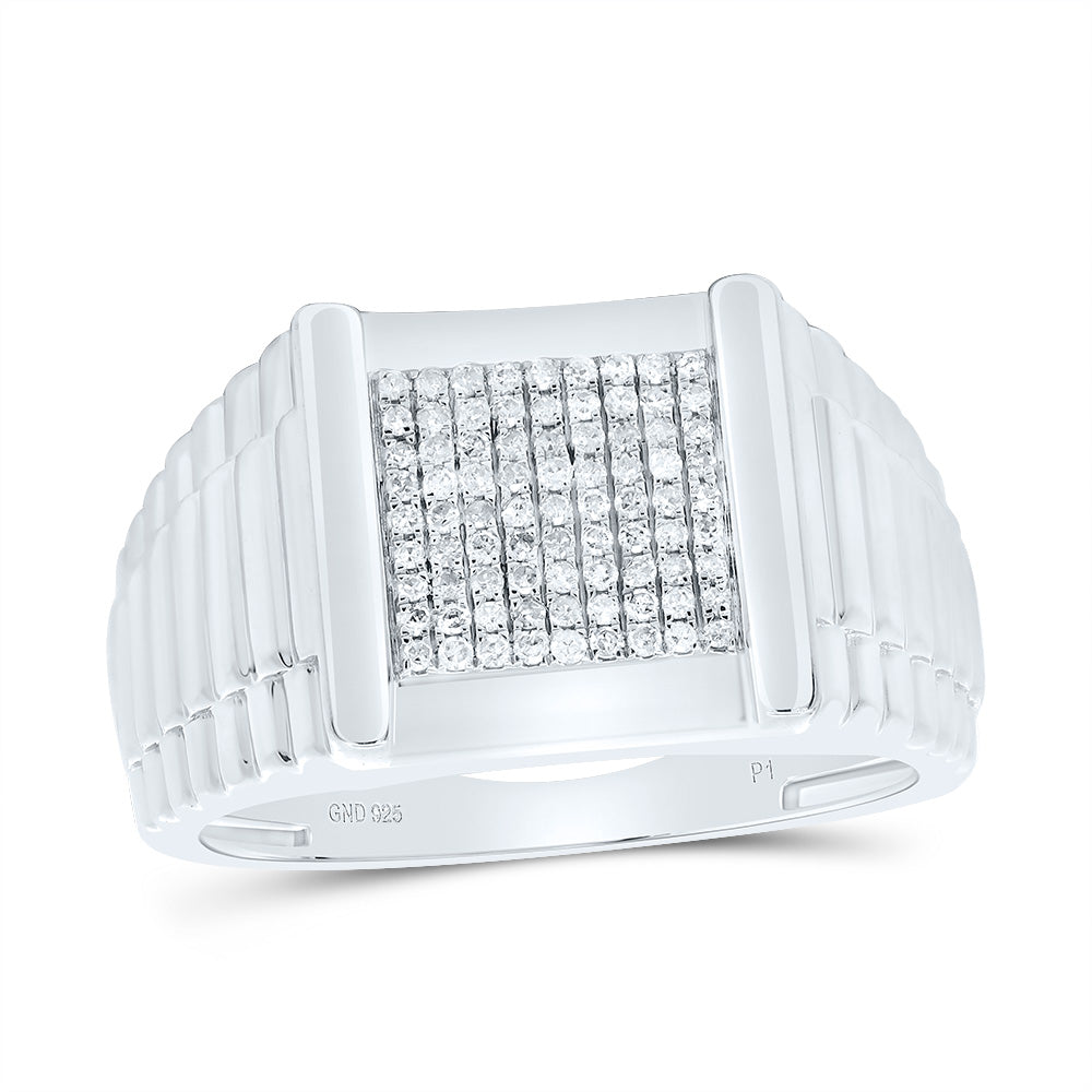 1/3Ctw-Dia P1 Men's Ring (6.52 grams)