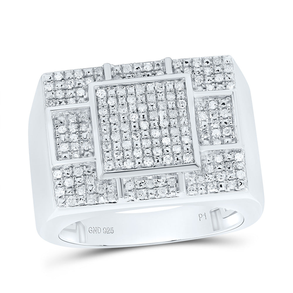 3/8Ctw-Dia P1 Men's Ring (12.03 grams)