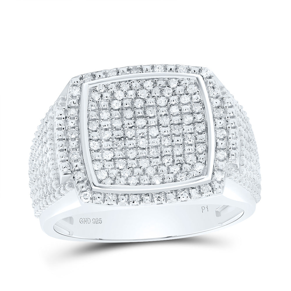 3/8Ctw-Dia P1 Men's Ring (8.07 grams)