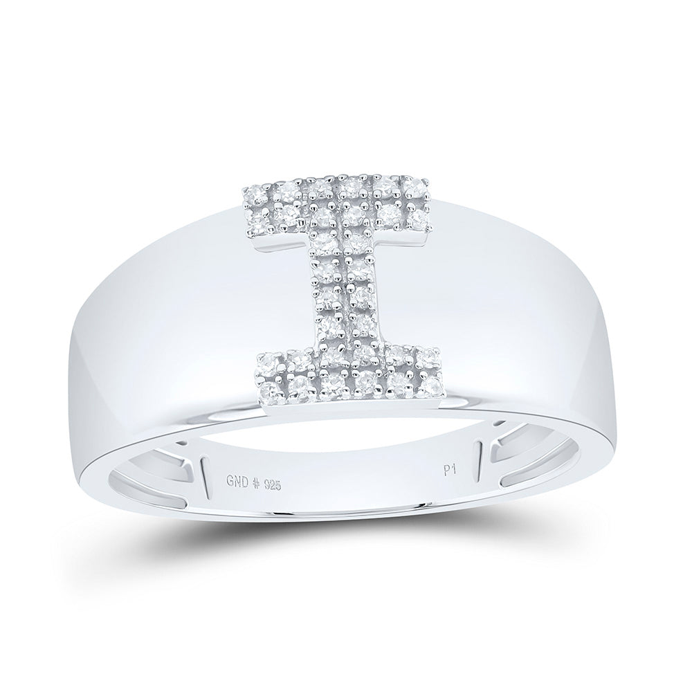 1/12Ctw-Dia P1 Gift Initial "I" Ladies Ring