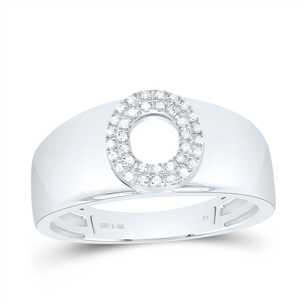 1/12Ctw-Dia P1 Gift Initial "O" Ladies Ring