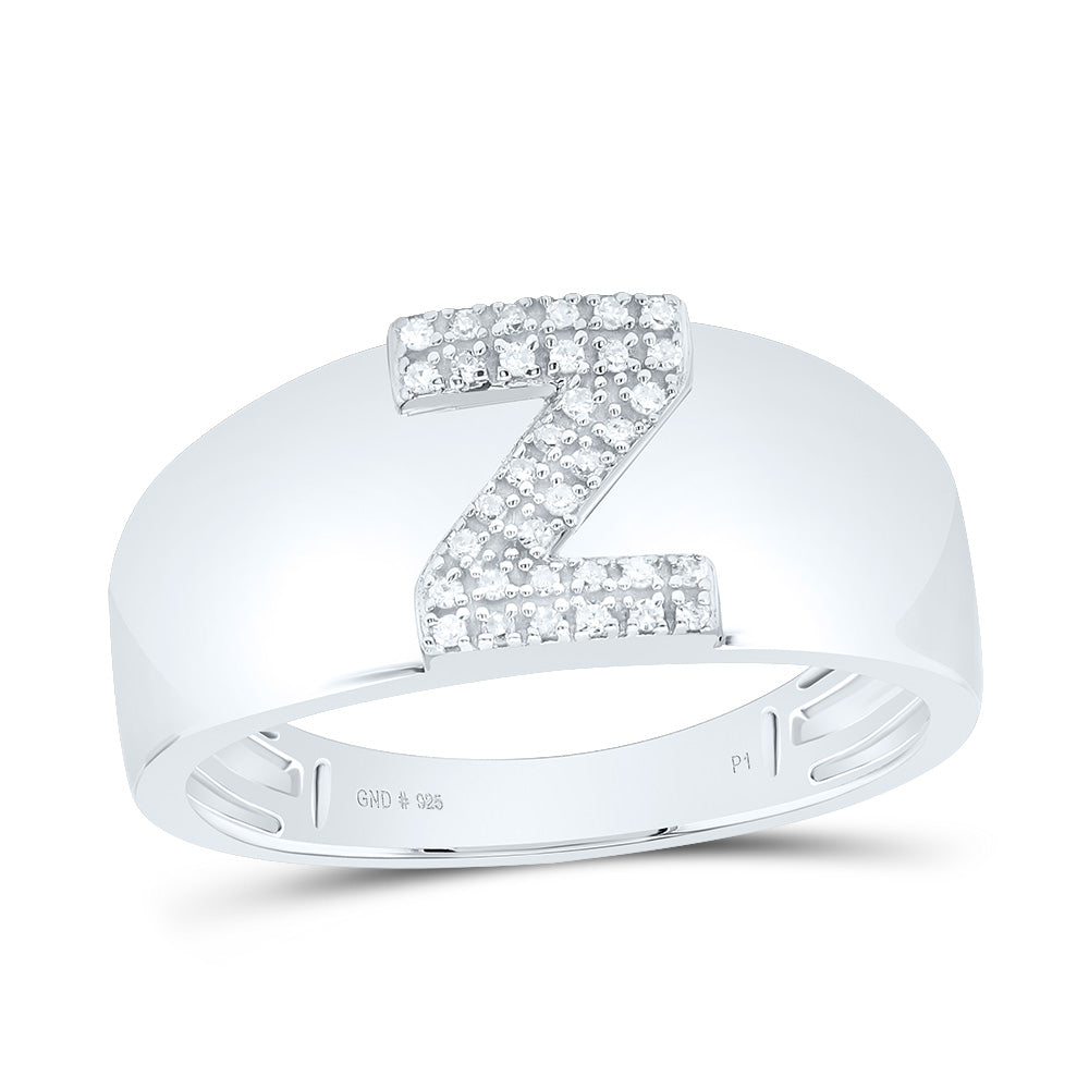 1/12Ctw-Dia P1 Gift Initial "Z" Ladies Ring
