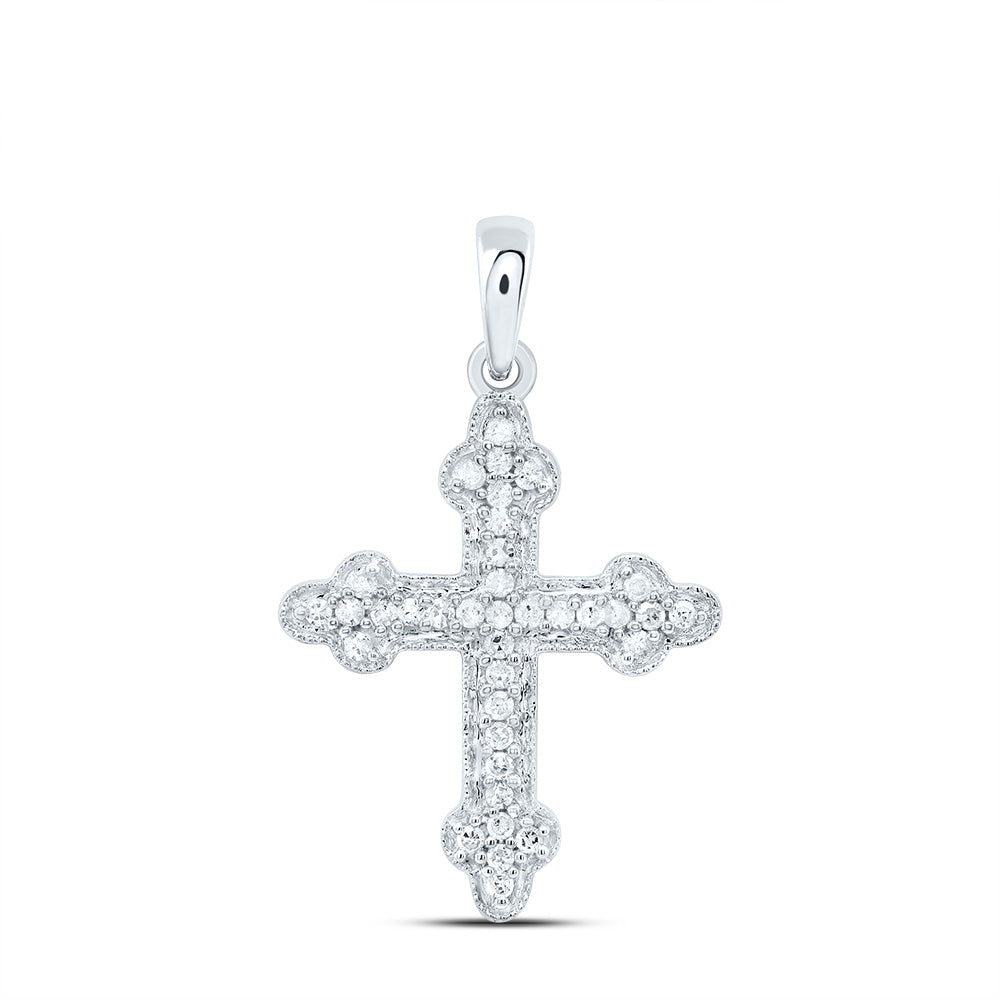 1/5 Ctw-Dia P1 Gift Cross Pendant