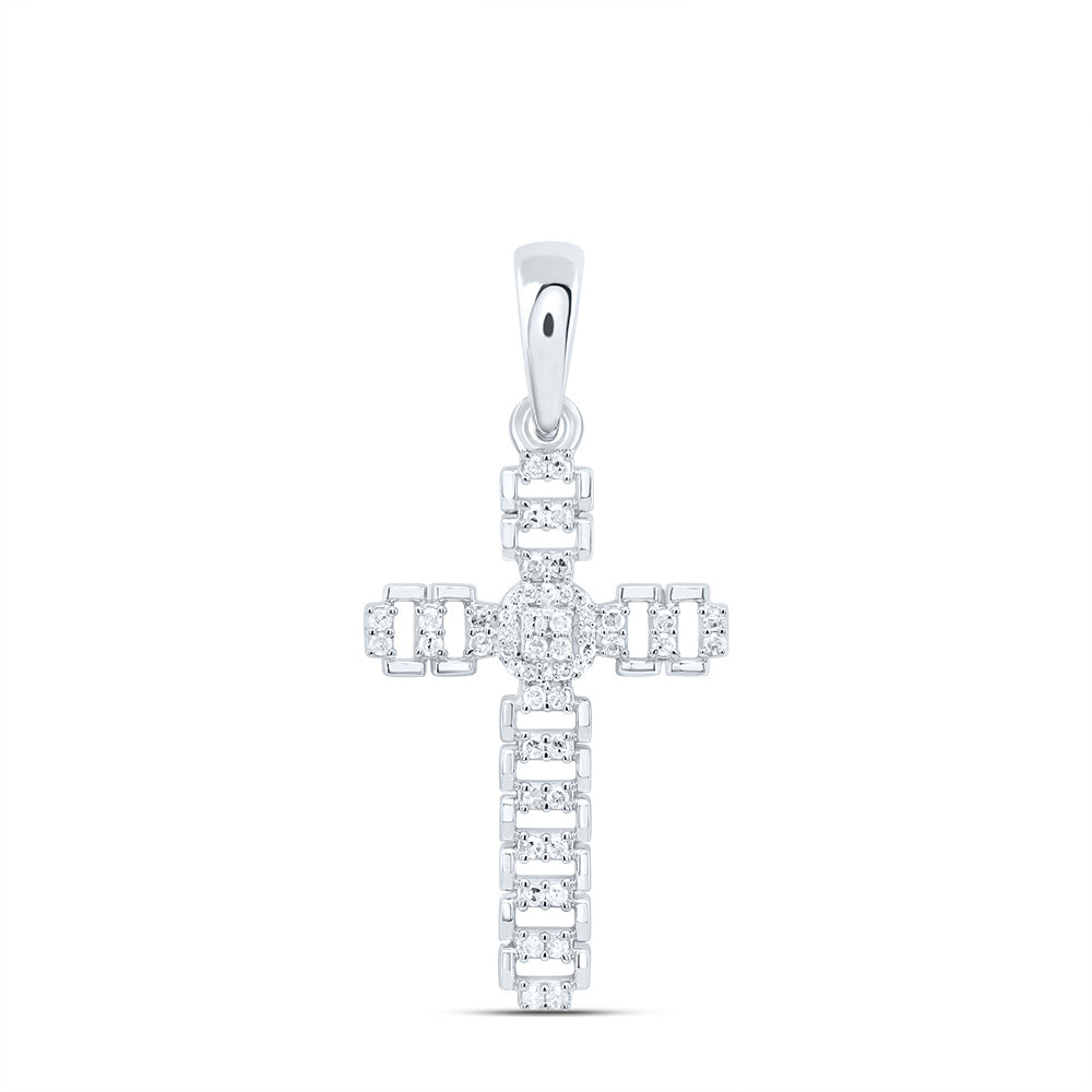 1/5 Ctw-Dia P1 Gift Cross Pendant