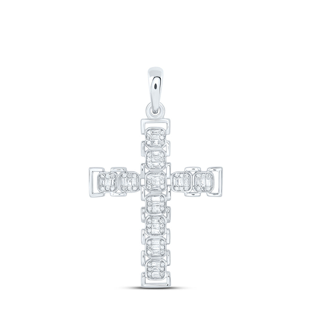 1/3 Ctw-Dia P1 Gift Cross Pendant