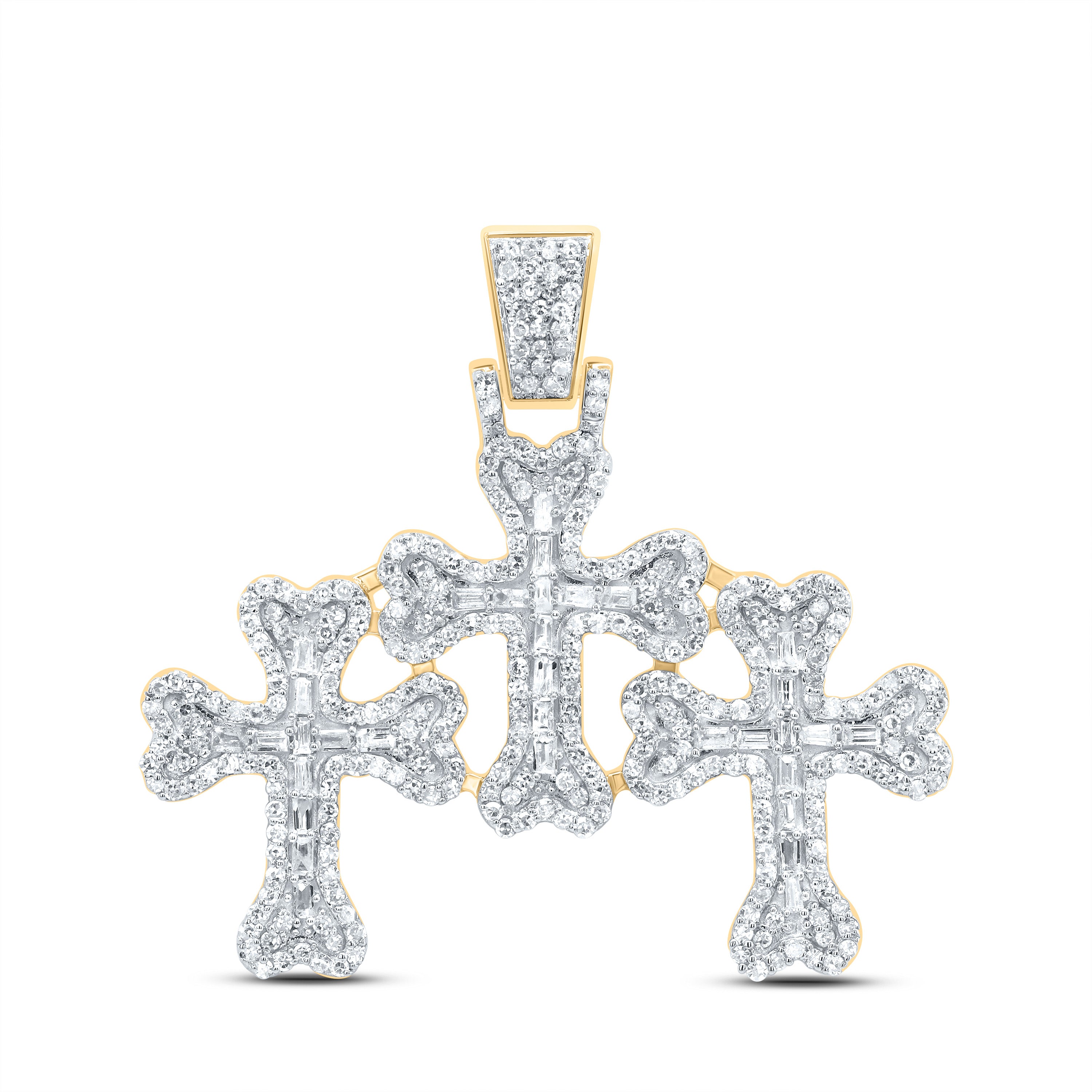3/4Ctw-Diamond Gift Cross Pendant
