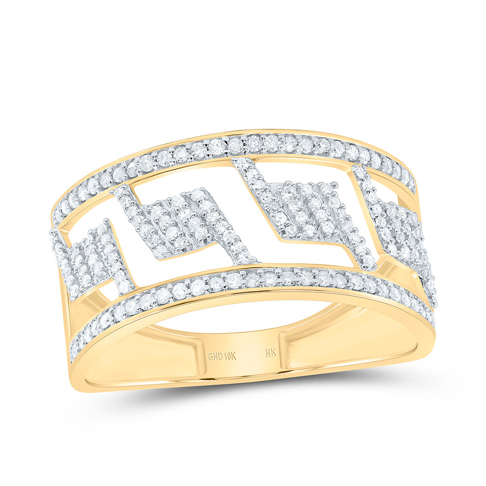 3/8 Ct-Dia P1 Gift Barb wire Mens Ring