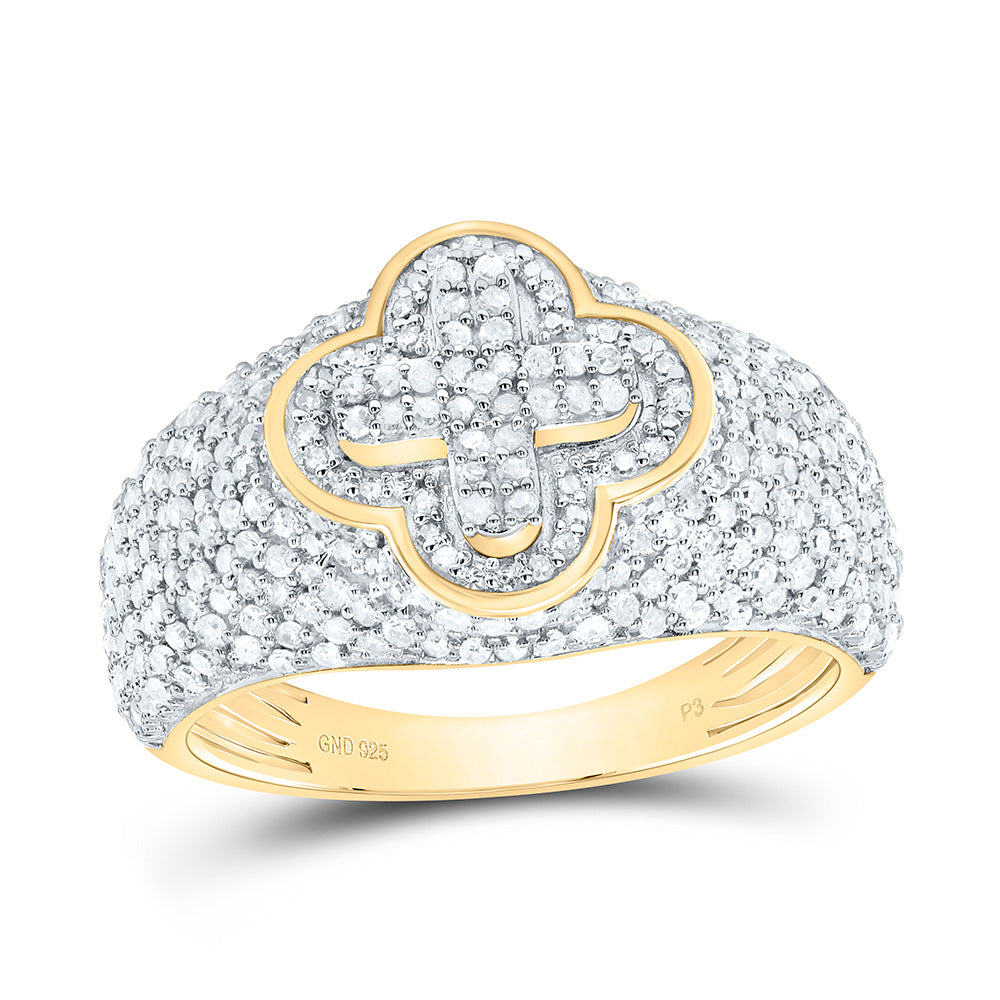 1Ctw-Dia P3 Gift Clover Ladies Ring