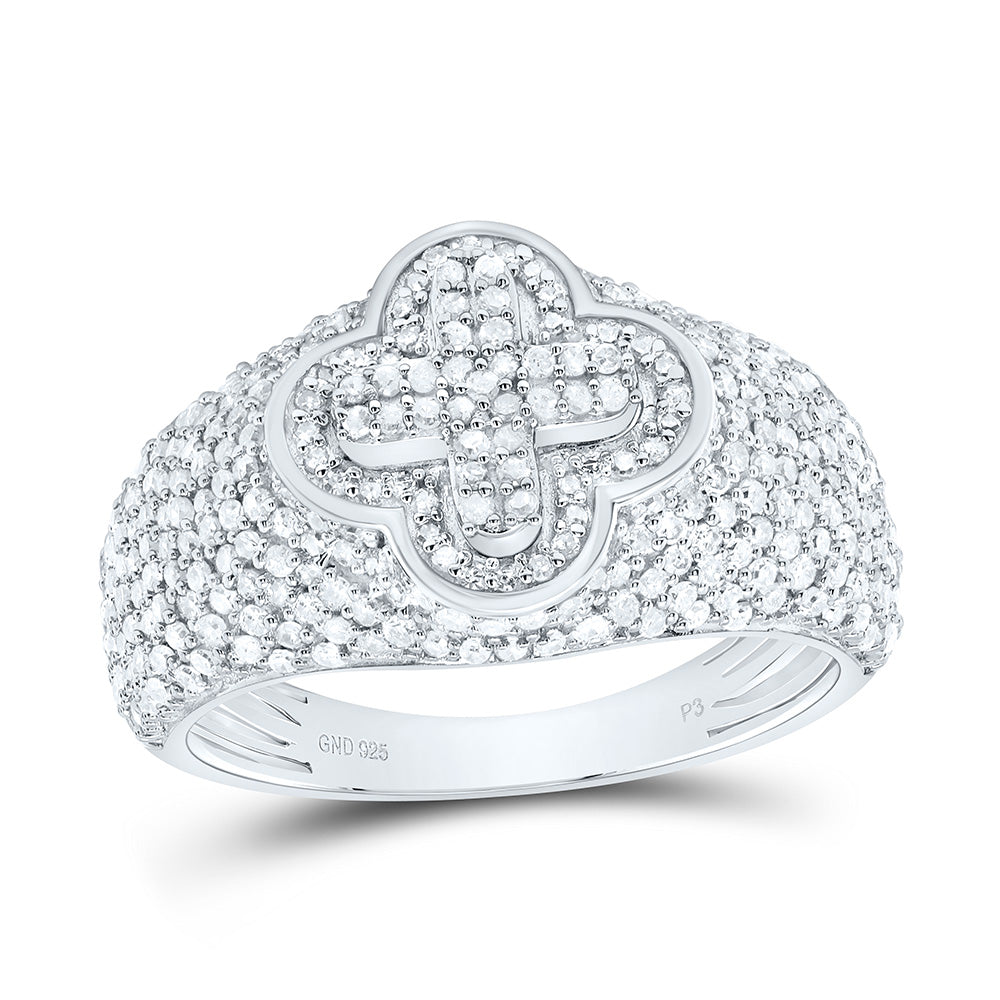 1Ctw-Dia P3 Gift Clover Ladies Ring
