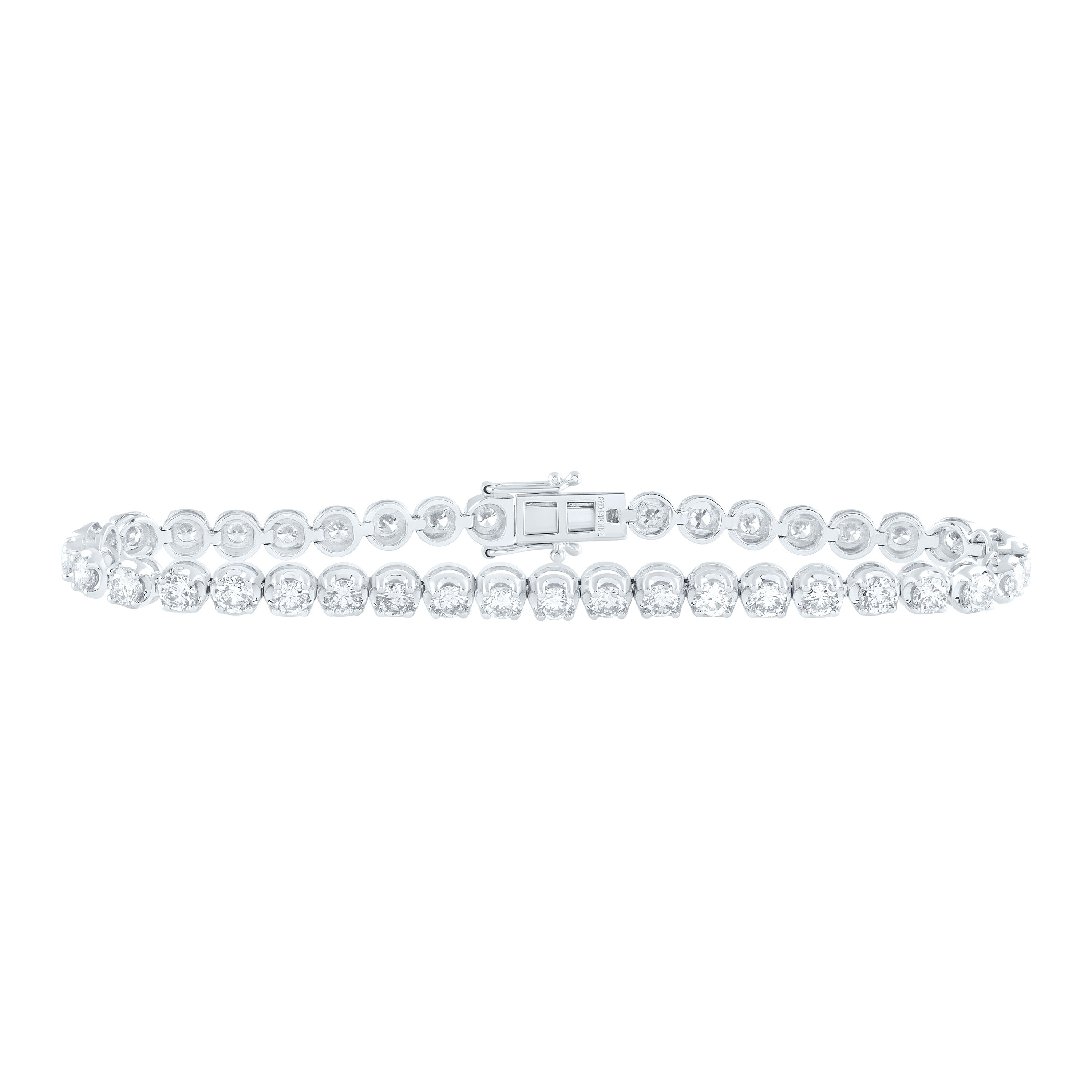 5Ctw-Nat Diamond Fashion Tennis Bracelet (7 Inch)