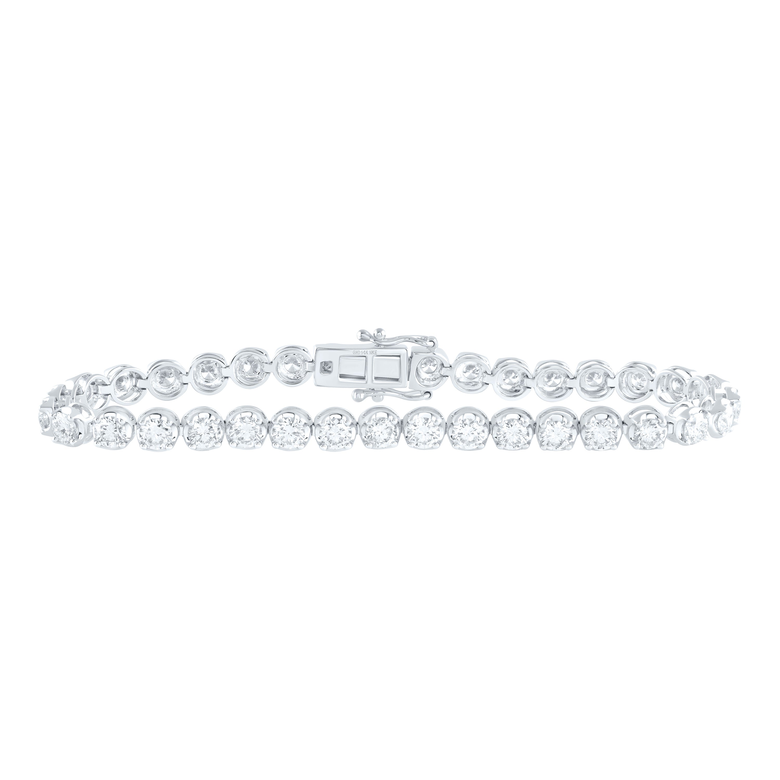 6Ctw-Nat Diamond Fashion Tennis Bracelet (7 Inch)