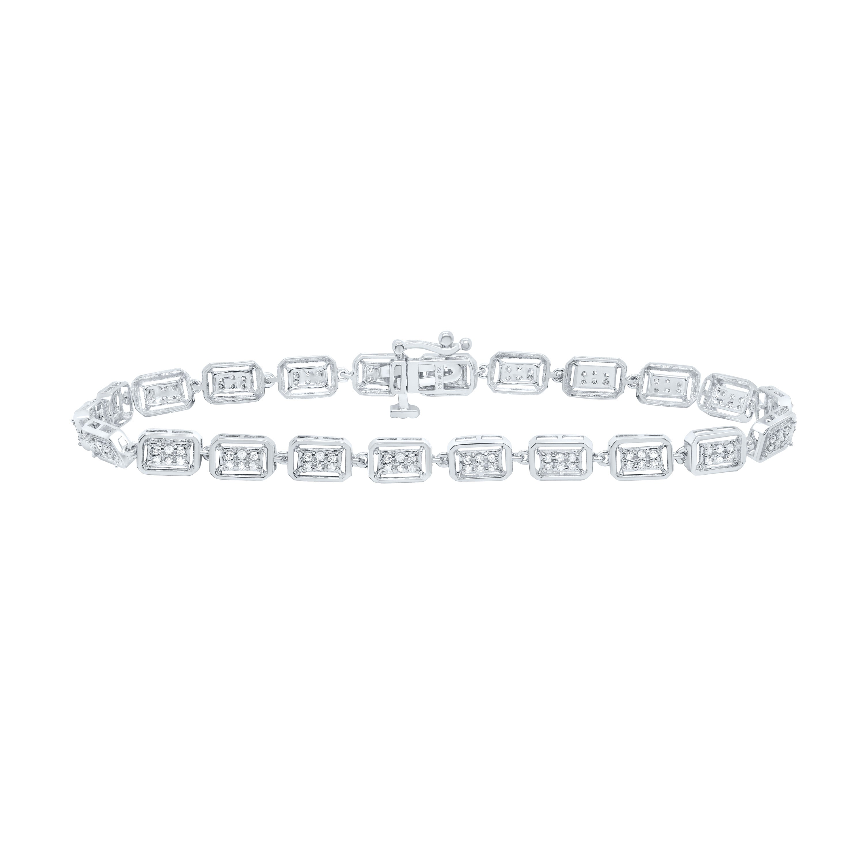 1/2Ctw-Nat Dia P2 Gift Ladies Bracelet (7 Inch)
