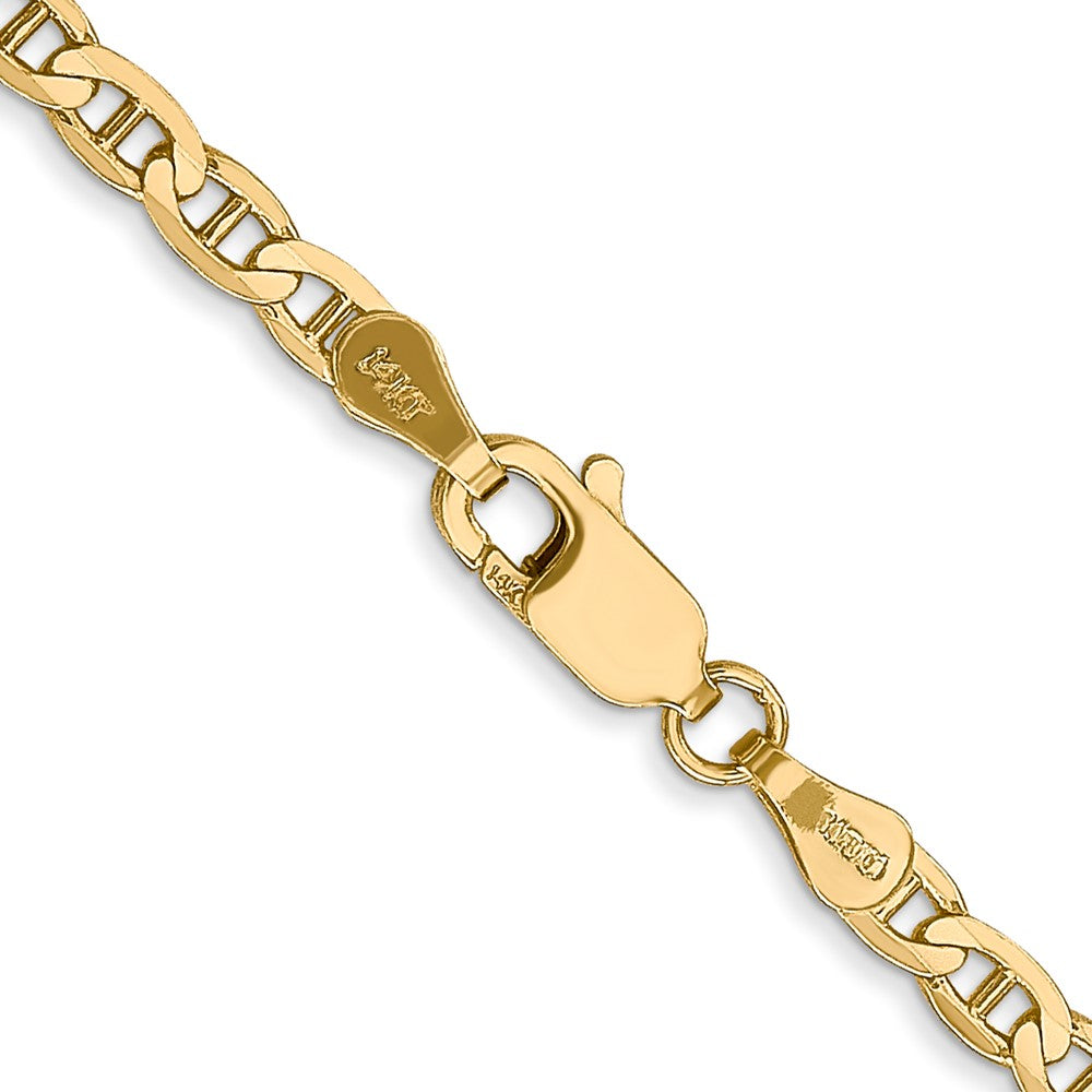 14k 3mm Concave Anchor Chain (6.52 grams)