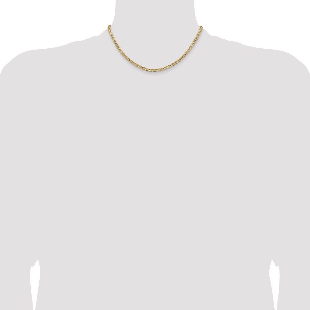 14k 3.75mm Concave Anchor Chain (9.40 grams)