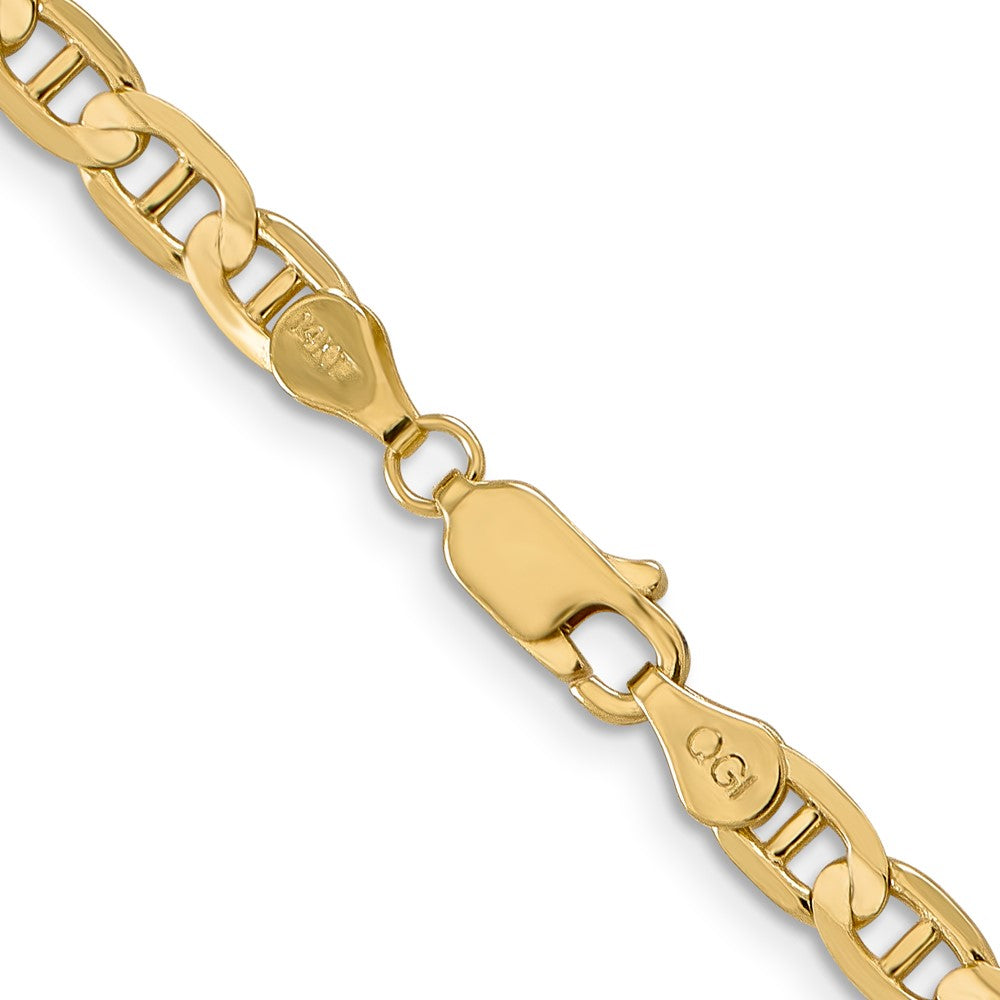 14k 4.5mm Concave Anchor Chain (13.27 grams)