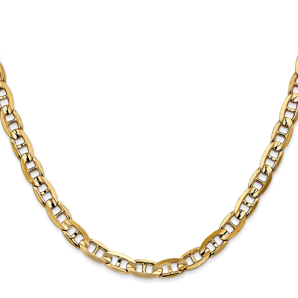 14k 5.25mm Concave Anchor Chain (19.19 grams)
