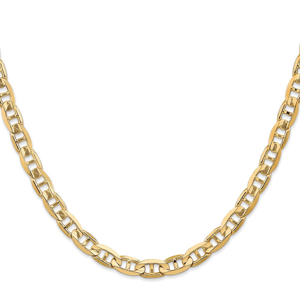 14k 6.25mm Concave Anchor Chain (24.66 grams)