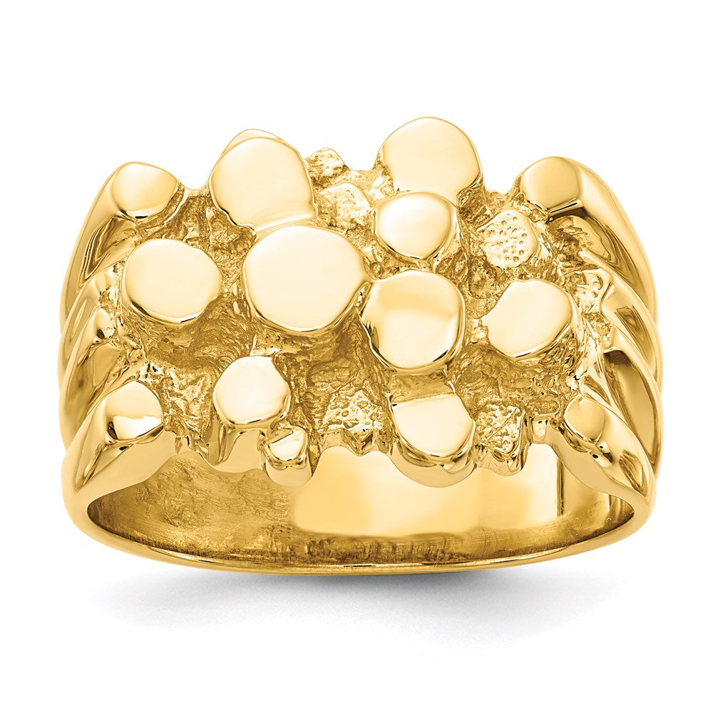 14k Men's Nugget Ring (11.31 grams)
