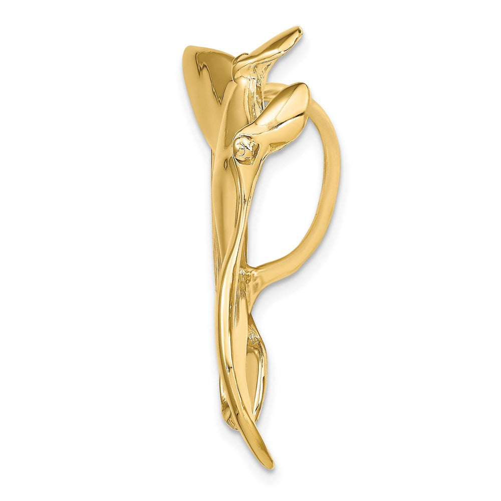 14k Yellow Gold 35 mm Manta Ray Slide (8.39 grams)