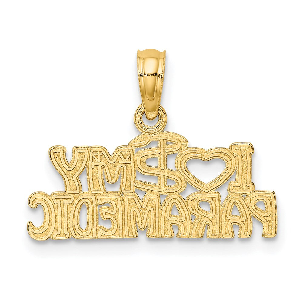 14K I HEART MY PARAMEDIC Charm (0.91 grams)