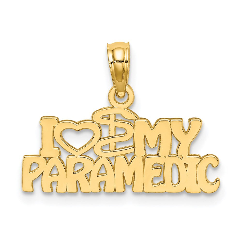14K I HEART MY PARAMEDIC Charm (0.91 grams)