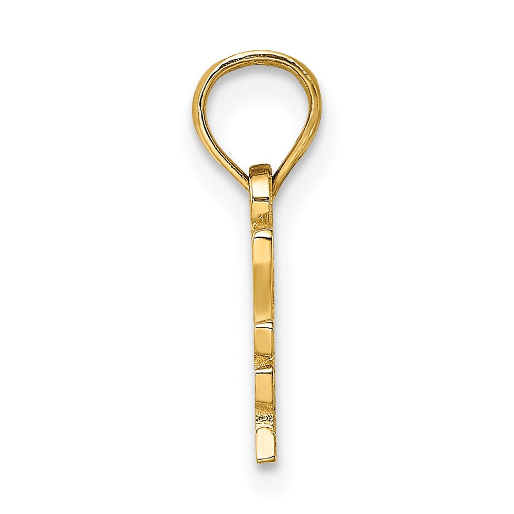 14K I HEART MY DETECTIVE Charm (1.39 grams)