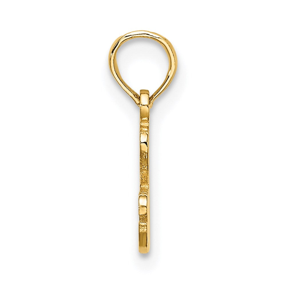 14K I HEART RACING Charm (0.66 grams)