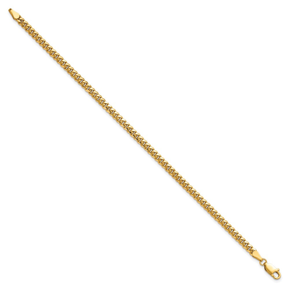 14k 3.5mm Solid Miami Cuban Chain Bracelet (5.87 grams)