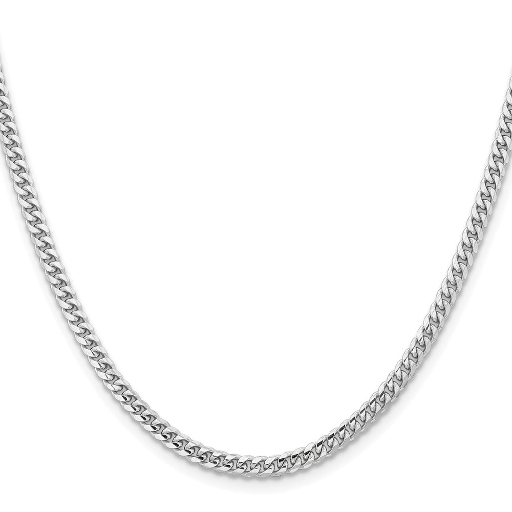 14k WG 3.5mm Solid Miami Cuban Chain (15.74 grams)
