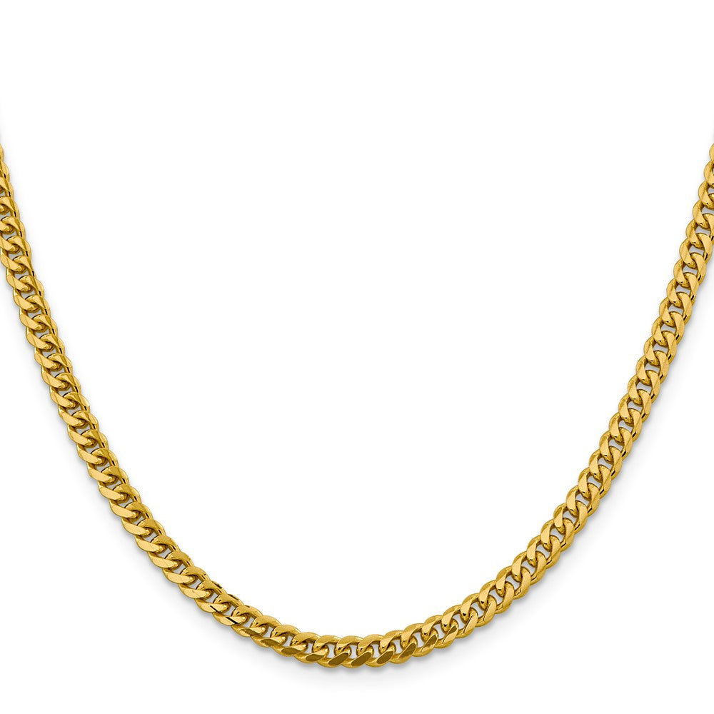 14k 4.25mm Solid Miami Cuban Chain (22.26 grams)